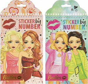 Samolepkové malování Besties