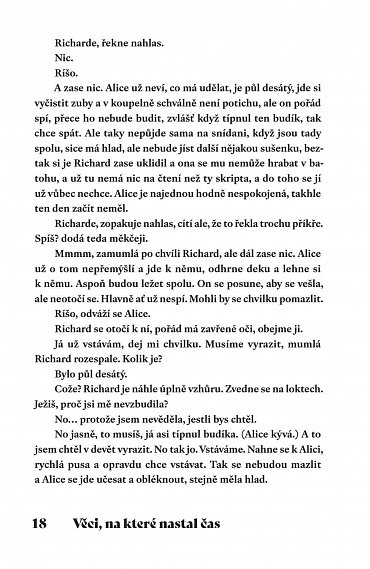 Náhled Věci, na které nastal čas, 1.  vydání