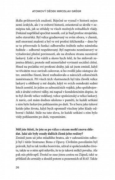 Náhled Atomový dědek Miroslav Grégr: Se skromností sobě vlastní