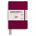 Weekly Planner & Notebook 2026 Medium (A5) Port Red