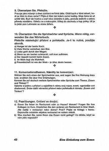 Náhled Lesen und Üben - Essen und Trinken - úroveň A