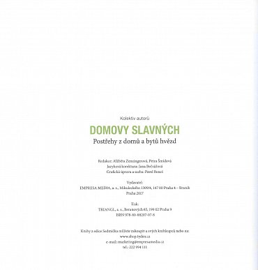 Náhled Domovy slavných - Postřehy z domů a bytů hvězd