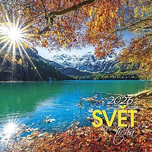 Kalendář 2026 Svět ticha, nástěnný, 33 x 33 cm