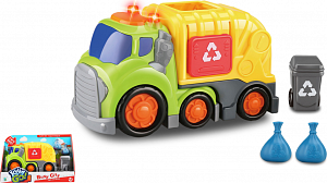 Kiddy Go! Popelářský vůz se světlem a zvukem, 19 cm