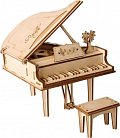 3D dřevěné puzzle Klavír