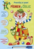 Klauni - Procvičuj si psaní písmen a číslic + popisovač