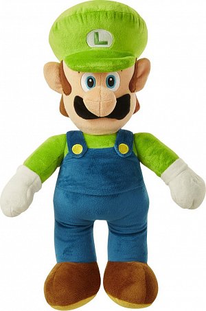 Plyšák Super Mario - Luigi, velikost Jumbo 30 cm