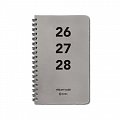 Diář 2026 tříletý 14denní, stříbrný