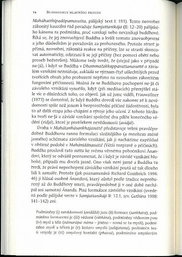 Náhled Buddhistické myšlení