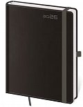 Diář 2026 týdenní A5 Double Black s poutkem