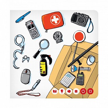 Náhled Policista - Kouzelné čtení minikniha pro nejmenší