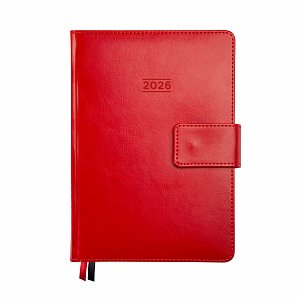Červený manažerský diář 2026