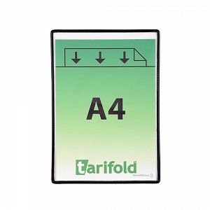 djois rámeček s kapsou samolepicí, A4, otevřený shora, nepermanentní, černý, 5 ks