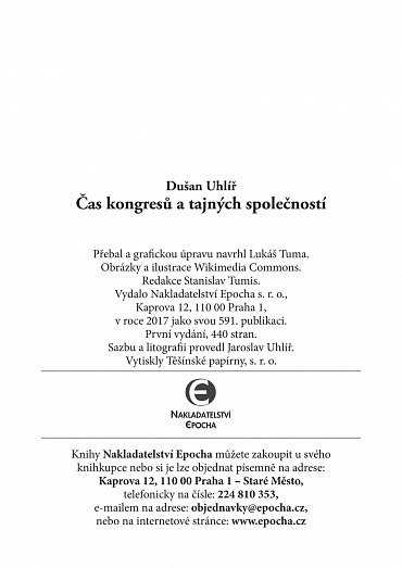 Náhled Čas kongresů a tajných společností