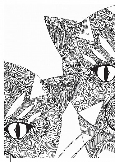 Náhled Kočičí 3D omalovánky