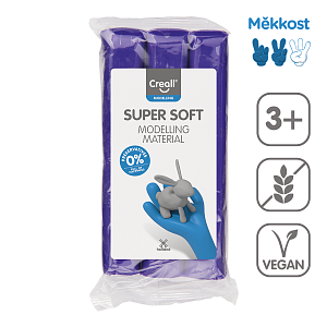 Creall modelovací hmota Super soft, 500 g, fialová