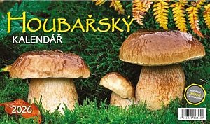 Kalendář 2026 Houbařský, stolní, 23 x 14 cm