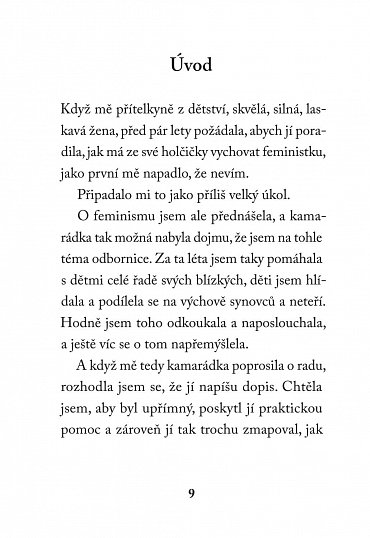 Náhled Milá Ijeawele aneb Feministický manifest v patnácti doporučeních