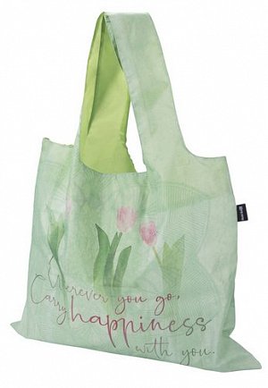 Taška nákupní anglická "Wherever you go" 50x42 cm