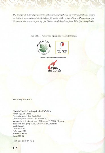 Náhled Historie Valtických vinných trhů 1967-2016