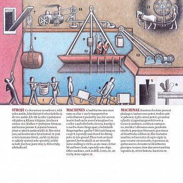 Náhled Orbis pictus - Svět v obrazech pro nejmenší II. s obrázky Václava Sokola / podle vydání z roku 1883