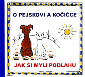 O pejskovi a kočičce - Jak si myli podlahu