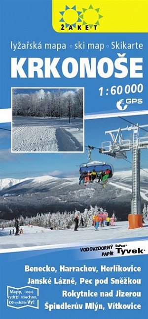 Krkonoše - lyžařská mapa 1:60 000, 4.  vydání
