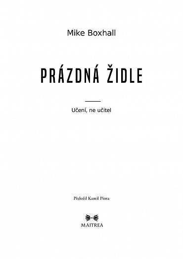 Náhled Prázdná židle - Učení, ne učitel