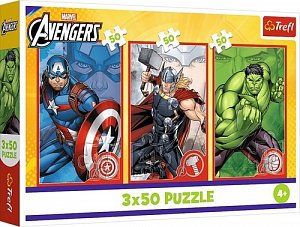 Puzzle Marvel Avengers: Tvůj hrdina 3x50 dílků