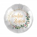 Fóliový balónek Nevěsta a ženich