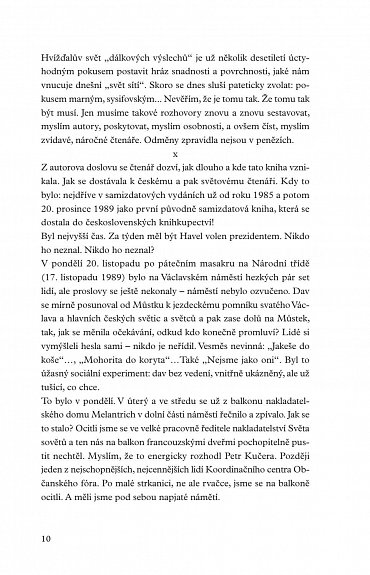 Náhled Dálkový výslech: rozhovor s Karlem Hvížďalou/Václav Havel