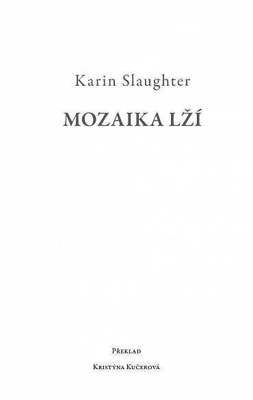 Náhled Mozaika lží