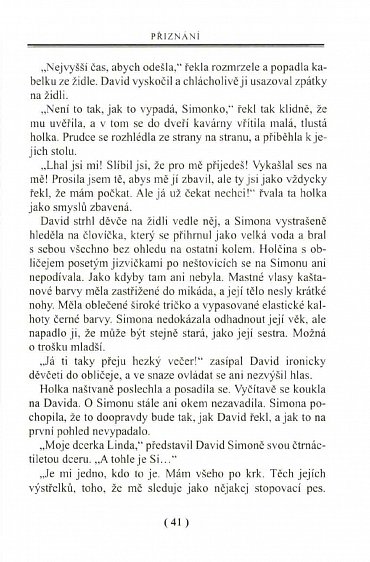 Náhled Přiznání, 1.  vydání