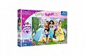 Trefl Puzzle Super Shape XL Disney princezny: V zahradě 104 dílků