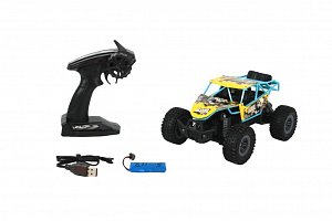 RC terénní auto 1:18 žlutomodré