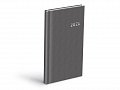 Diář 2026 T806 PVC dark gray 90x170mm