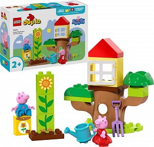 LEGO® DUPLO® 10431 Prasátko Peppa – zahrada a dům na stromě