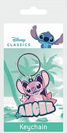 Lilo a Stitch gumová klíčenka Angel
