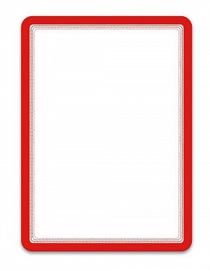 djois Magneto - samolepicí rámeček, A4, červený, 2 ks