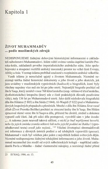 Náhled Islám - Historicko-kritická studie