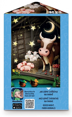 Puzzle triangl Zvířátka na farmě 24 dílků