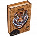 UNIDRAGON dřevěné puzzle TYGR velikost S (19x24cm)