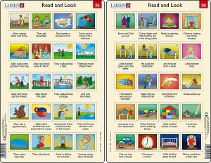 Učební puzzle MIDI - Angličtina-delší věty RA13/20 dílků (2 druhy)