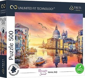 Trefl Puzzle UFT Romantic Sunset: Benátky, Itálie 500 dílků