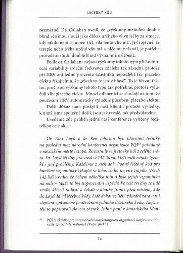 Náhled Léčebný kód