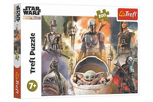 Trefl Puzzle Star Wars - The Mandalorian: Připraveni k boji / 200 dílků