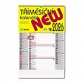 Nástěnný kalendář 2026 tříměsíční NEW