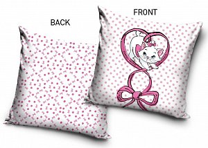 Povlak na polštářek Aristokočky Kočička Marie s Mašličkou