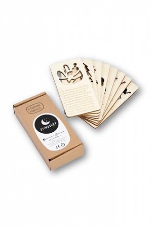 O Červené karkulce Prosvěcovací kartičky