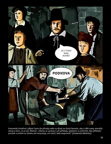 Náhled Jan Amos - Historický komiks